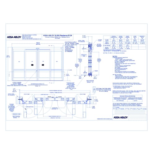 ASSA ABLOY SL500 Resilience R128 FBO BP MS Non-Impact Rev 5.0 - 1019932