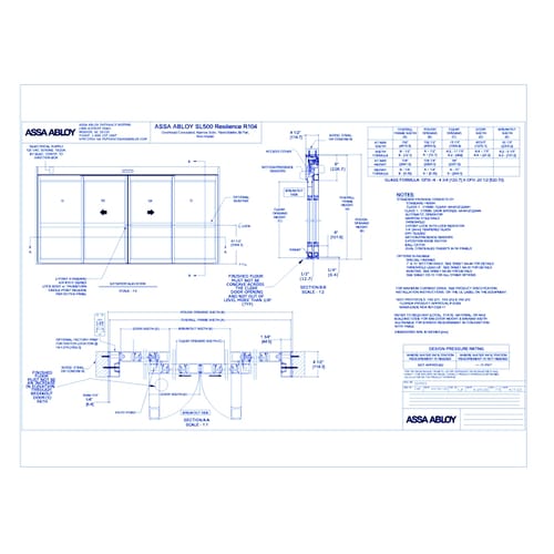1019921 - ASSA ABLOY SL500 Resilience R104 FSL BP NS Non Impact Rev 7.0