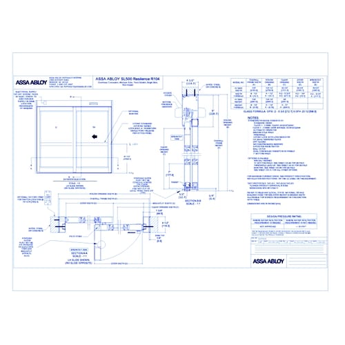 ASSA ABLOY SL500 Resilience R104 FSL SS MS Non-Impact Rev 6.0
