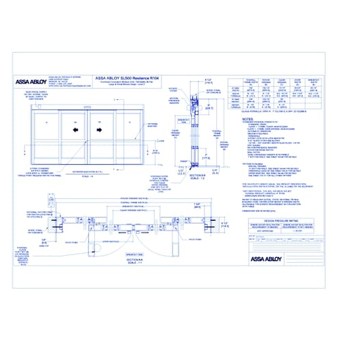 ASSA ABLOY SL500 Resilience R104 FSL BP MS D Impact Rev 6.0