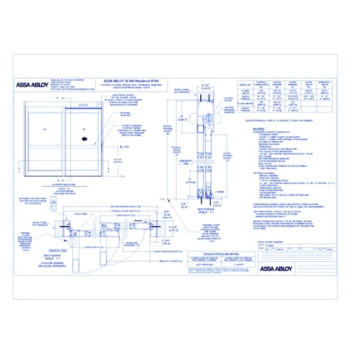 ASSA ABLOY SL500 Resilience R104 FBO SS MS D Impact Rev 7.0