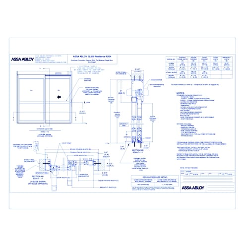 ASSA ABLOY SL500 Resilience R104 FBO SS NS Non-Impact Rev 8.0