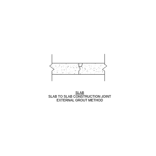 Slab to Slab – Double Protection – Ext Grout Method