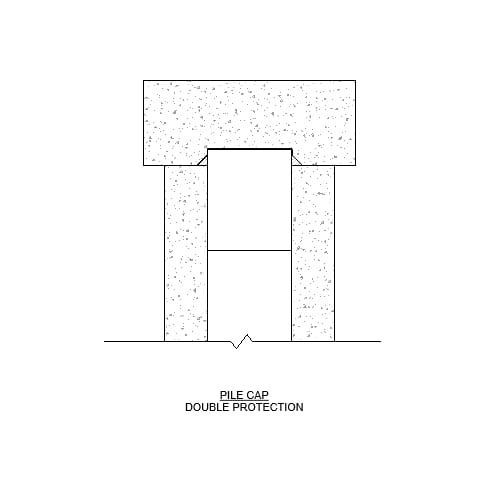 Pile Cap - Double Protection