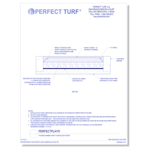 PerfectPlay® Poured Rubber Safety Surfacing System