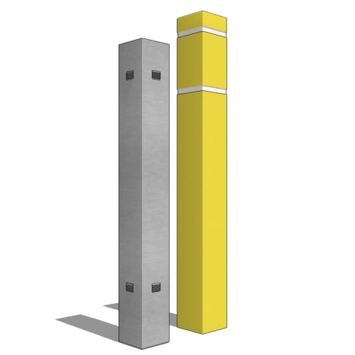 6" Square Bollard Cover