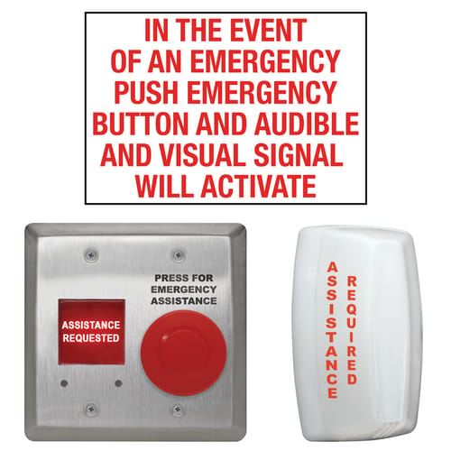 CX-WEC10 Single Gang Emergency Call Kit