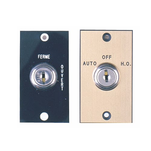 CM-160, CM-170, CM-180 Series: Automatic Operator Control Key Switches