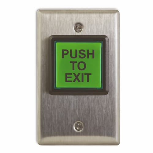 CM-30 Series: Square Illuminated Push/Exit Switch