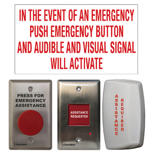 CX-WEC10 Single Gang Emergency Call Kit