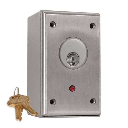 CM-1030-7024-60KD: Key Switches - Cast Aluminum Faceplate and Surface Box