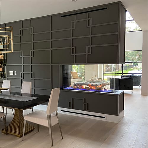 Indoor Flare Room Definer - Peninsula Linear Fireplaces preview 6