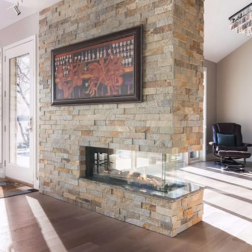 Indoor Flare Room Definer - Peninsula Linear Fireplaces preview 1