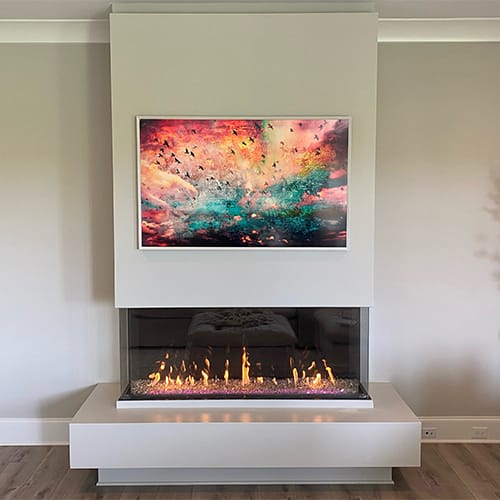 Indoor Flare Double Corner - Modern Bay Linear Fireplaces preview 5