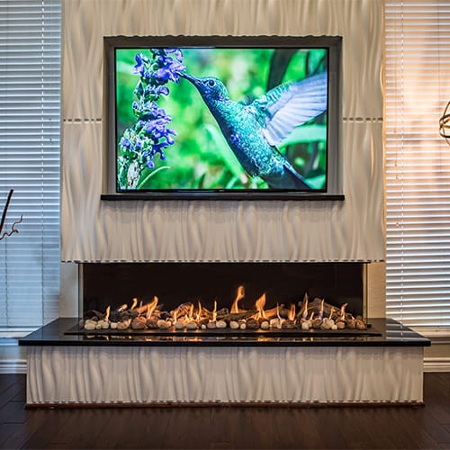 Indoor Flare Double Corner - Modern Bay Linear Fireplaces preview 6