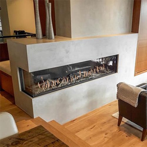 Indoor Flare Left Corner - Modern Fireplaces preview 4