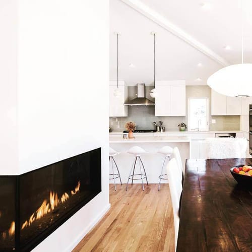 Indoor Flare Left Corner - Modern Fireplaces preview 1