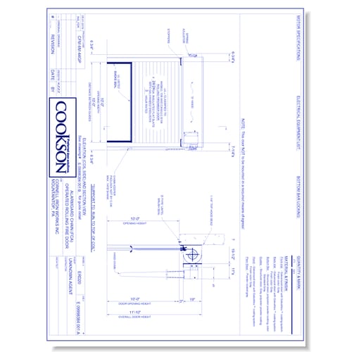 Fire Door Insulated - Face of Wall - Right Hand - Chain (Part A)
