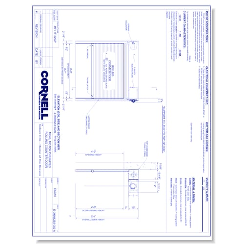 Service Door - Between Jambs - Right Hand - Chain (Part C)