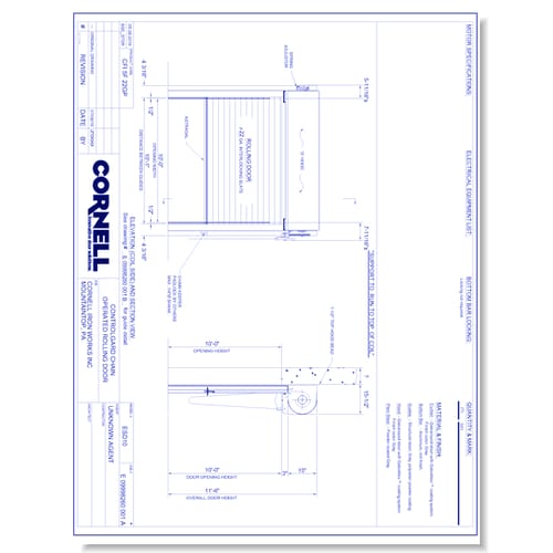 Service Door - Face of Wall - Right Hand - Chain (Part A)