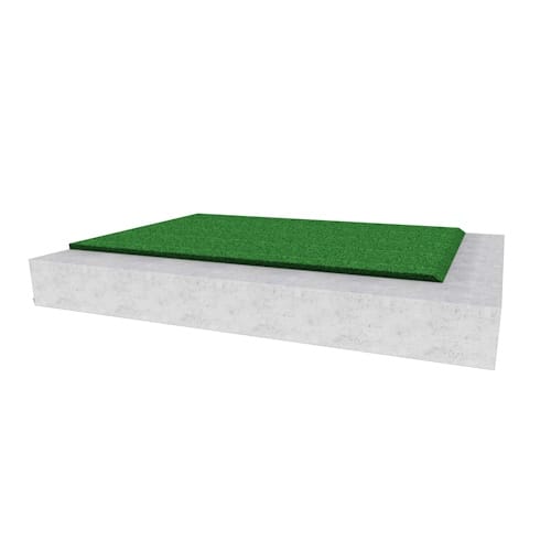 1/2" Poured-in-Place Wear Course Over Concrete / Asphalt ( No Attenuation )