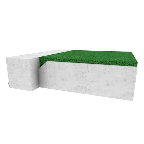 1/2" Wear Course Over Concrete or Asphalt