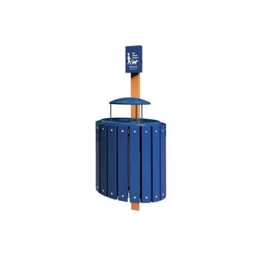 Recycled Pet Waste Station (PBARK-433-Natural) preview 2