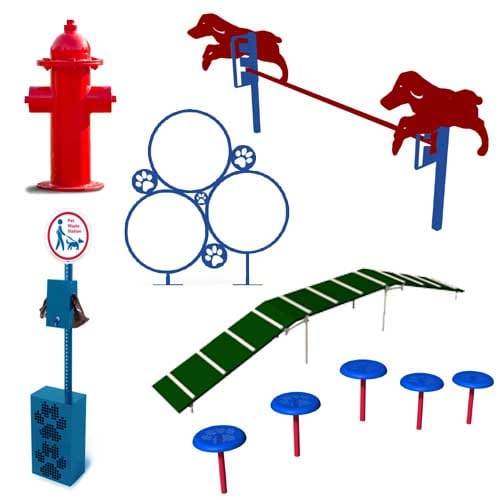 Combination Course, Large Dog Area, 6 Pieces (BARK-CMBKIT)
