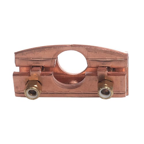 Snowcap I – 1 Pipe Copper Clamp-to-Seam Snow Fence Bracket preview 2