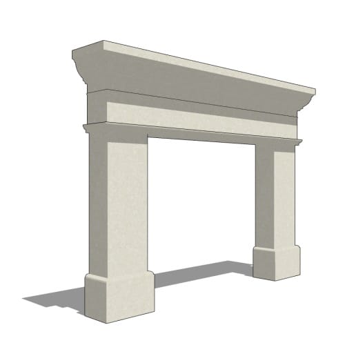 Fireplace Mantels: Britannia 72 Mantel