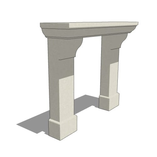 Fireplace Mantels: Regal 60 Tall Mantel