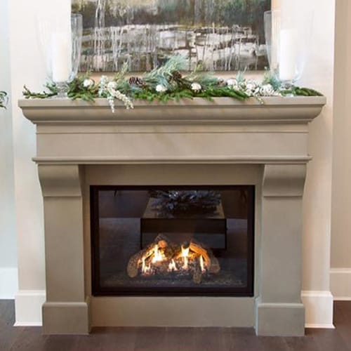 Mantel: French Country 72 Tall Concrete Fireplace Mantel preview 2