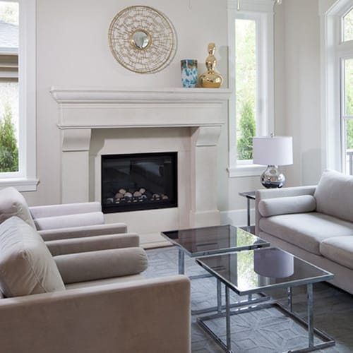 Mantel: French Country 72 Tall Concrete Fireplace Mantel preview 3