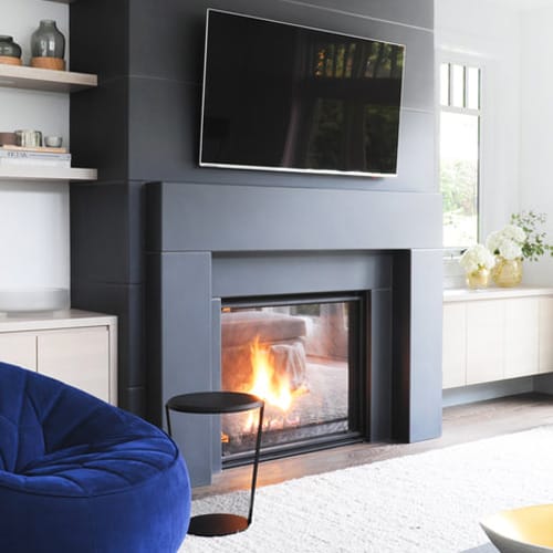 Mantel: Tori 72 Concrete Fireplace Mantel