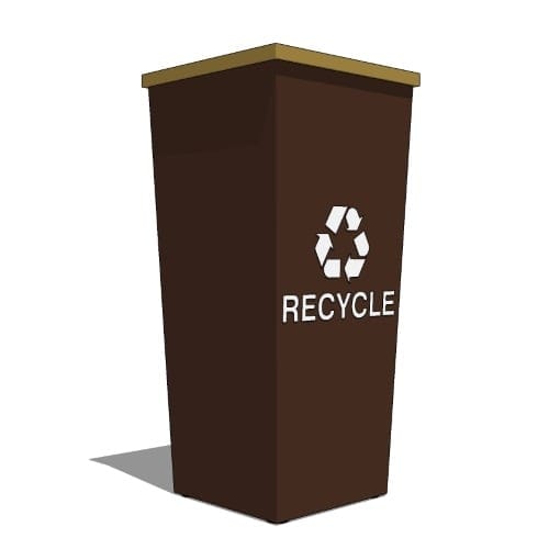 Metro Collection: 18 Gallon Single-Stream Receptacle (RC-MTR-1)