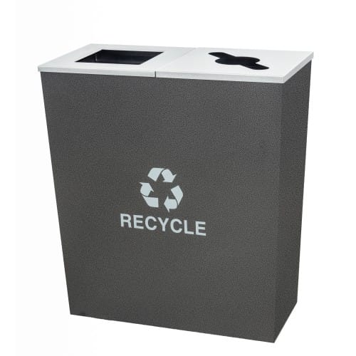 Metro Collection Two-Stream Receptacle - 36 Gallon