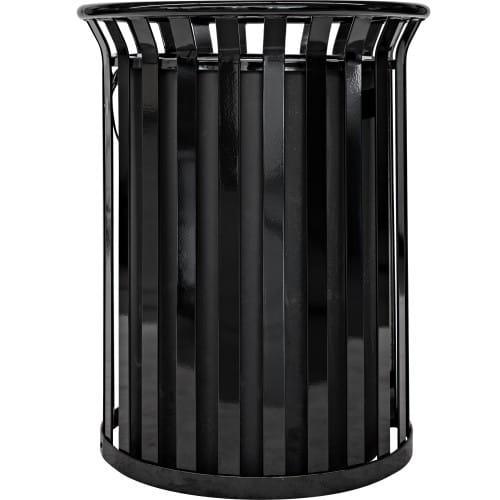 Streetscape Collection Outdoor Trash Receptacle - 37 Gallon