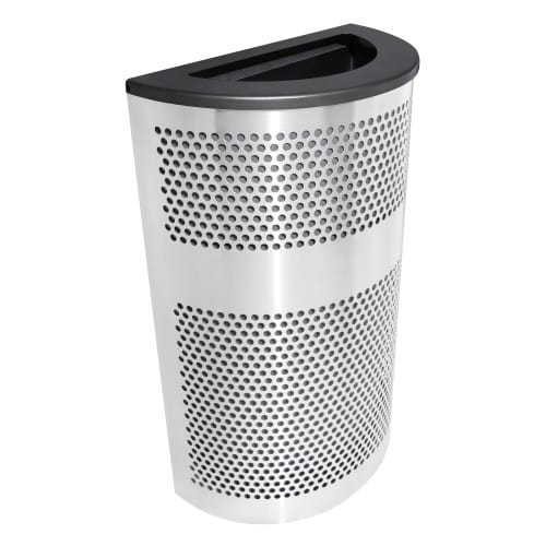 Venue Collection Half-Round Waste Receptacle - 20 Gallon