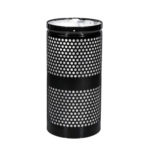 Landscape Collection Perforated Waste Receptacle - 10, 20, 34 Gallon