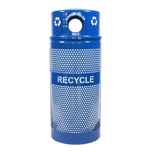 Landscape Collection Outdoor Recycling Receptacle - 34 Gallon