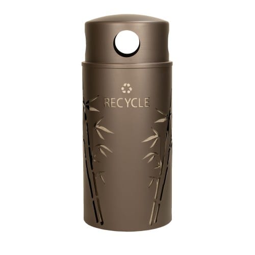 Nature Collection Bamboo Recycling Receptacle - 33 Gallon