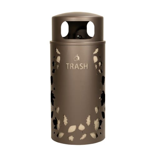 Nature Collection Leaves Waste Receptacle - 33 Gallon