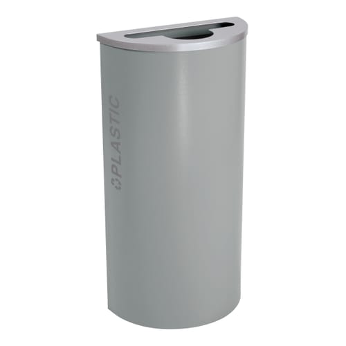 Black Tie Series: Half-Round Gallon Waste Receptacle