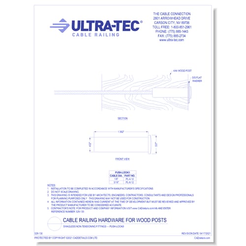 Swagless Non-Tensioning Fittings — Push-Lock®