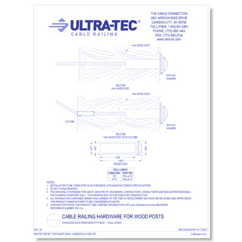 Swagless Non-Tensioning Fittings — Pull-Lock®