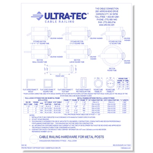 Swagless Non-Tensioning Fittings — Pull-Lock®