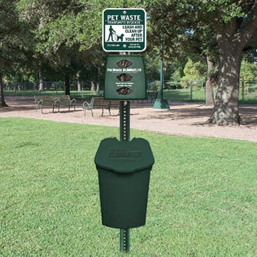 Plastic Pet Waste Eliminator Station