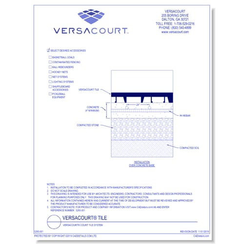 VersaCourt® Court Tile System