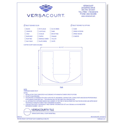 VersaCourt® Small Court Basketball
