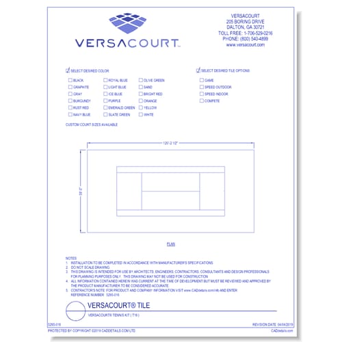 VersaCourt® Tennis Kit ( T16 )